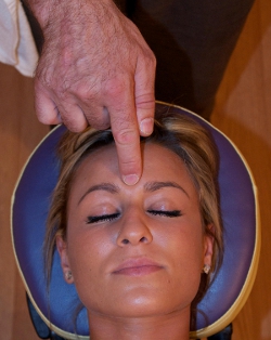 Massage bien-être du visage